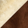 color swatch Charles Brown Suede Leather Shearling Double-Breasted Coat